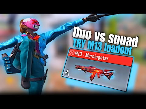 USING THE BEST LOADOUT FOR M13 DUO VS SQUAD GAMEPLAY IN CALL OF DUTY MOBILE
