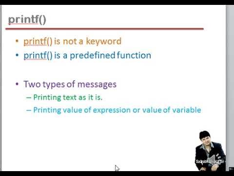 Input Output Instruction in C Part 1 Hindi