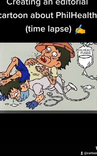 Editorial Cartoon: Corruption in the Philippines | Time-lapse Art Process