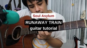 37K views · 830 reactions | Soul Asylum classic 'Runaway Train' chords and lead guitar tutorial ni Pareng Don. Enjoy | Pareng Don | Facebook