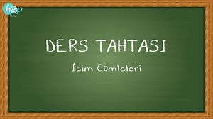 İsim Cümleleri
