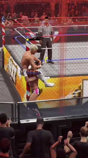 Powerbomb inside hell in the cell #ytshorts #wwe #2kcommunity #viralshort #gamer