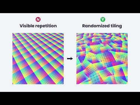 Avoid repetitions in texture tiling - UVW Randomizer