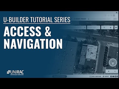 U Builder Tutorial - 01 - Access and Navigation