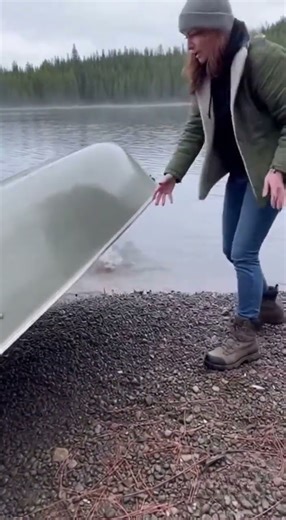 Woman Saves Bear Cub—Giant Black Bear Charges Out of Nowhere!