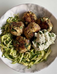 Mediterranean Meatballs (Spinach and Feta Keftedes)