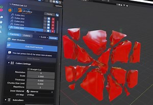 FractureLab 1.0 插件！Blender 工具轻松实时创建断裂和损坏！_哔哩哔哩_bilibili
