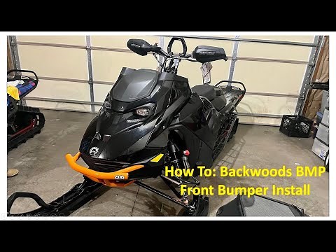 How To: Backwoods BMP Front Bumper install on 2023 Ski-Doo Gen 5 Freeride 850