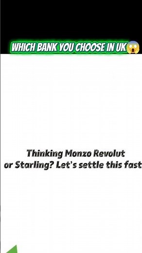 Bank Account Comparison – Monzo vs Revolut vs Starling#Monzo #Revolut #Starling