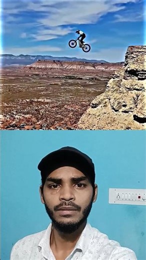 Dangerous bike riding stunt #shorts