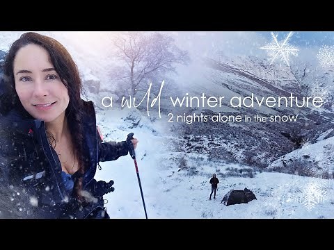 2 Nights Alone in the Snow - a Solo Winter Adventure! Wild Camping & Hiking in the Mountains