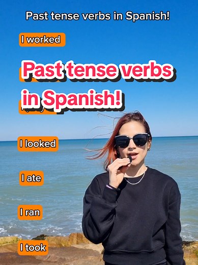 💡 Past Tense Verbs in Spanish! Learning how to talk about the past is key to speaking Spanish fluently! Here are some examples of common verbs in the past tense: ✅ I worked → Yo trabajé ✅ I studied → Yo estudié ✅ I played → Yo jugué ✅ I looked → Yo miré ✅ I ate → Yo comí ✅ I ran → Yo corrí ✅ I took → Yo tomé ✨ Pro Tip: Practice these verbs in your daily conversations or write sentences to reinforce your memory. 💬 What’s a past tense verb you want to learn? Share it in the comments, and I’ll he