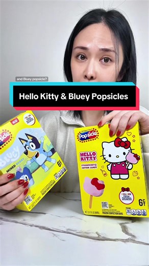 Delicious Hello Kitty and Bluey Popsicles!