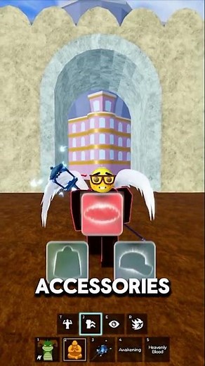 Top 3 BROKEN Accessories in Blox Fruits! 🍉 #roblox