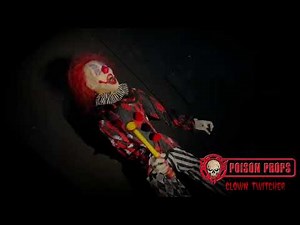 Clown Twitcher Halloween Animatronic by Poison Props