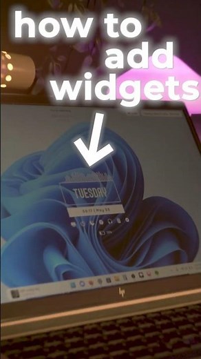 This is how to get widgets on windows with Rainmeter!