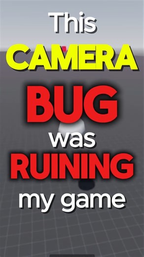 This camera bug was ruining my game I rebuilt it from scratch