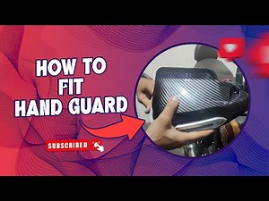 How To Install ( Fit ) Hand Guard || Universal Motorcycle || Full Installation