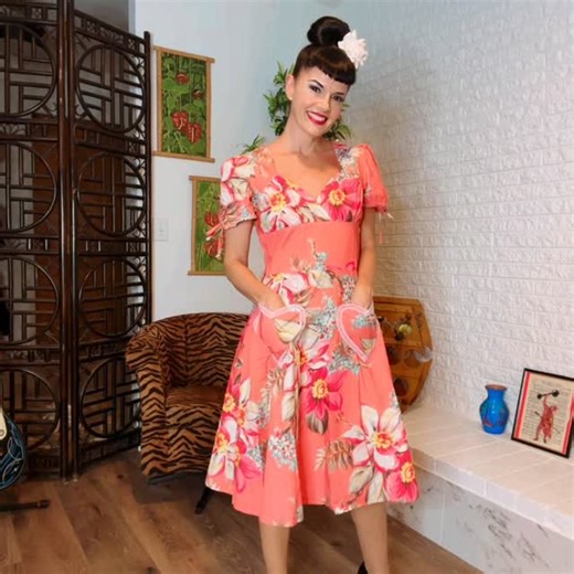 Bernie Dexter on Instagram: "@berniedexterdresses More sizes coming soon to Berniedexterclothing.com #pinup #retro #dress #rockabilly"