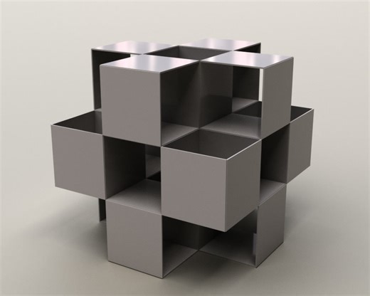 13K views · 251 reactions | From square to hexagon. Transforming Coxeter's infinite polyhedron 444444. | Rinus Roelofs | Facebook