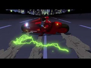 Akira | Bike Slide Made in CG (Redshift+Houdini+C4D)