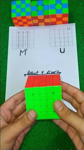 how to solve 5×5 cube rubik's cube with change 😱😱#youtube #rubikscube #shorts #short