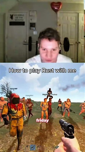 How to play Rust with me #rust #viewerzerg #rustclan #rustfriends #rustconsole