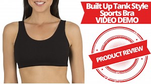 Watch Fruit of the Loom Women's Sports Bra Video Review! on Amazon Live