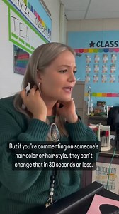 We discuss how…. - our words have power - we need to spread kindness and love - we need to use our words for good - we remember the comments others make to us and vice versa - we need to think before making comments to others✨🍎🎥Credit : always upper elementary🍎✏️ Like our page Magical Teacher Vibes for more teaching ideas and methods. A team of teachers sharing the highs, lows and honest aspects of teaching! #teacherhumor #primaryteacher #targetteachers #teacheroutfit #iteachmiddleschool #tea