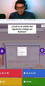 175K views · 3K reactions | que salida da este programa? ✅️ #python #tips #codigo #kahoot | Cursos y asesorías de programación | Facebook