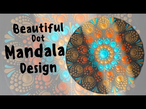 Beautiful Dot Mandala Design | Handmade Dot Mandala | Watch Me Create a Dot Mandala | Colorful Dot