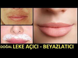 DUDAK ÜSTÜ KARARMASINA BEYAZLATICI - LEKE AÇICI - Doğal ÇÖZÜM - DOĞAL BAKIM -GÜZELLİK