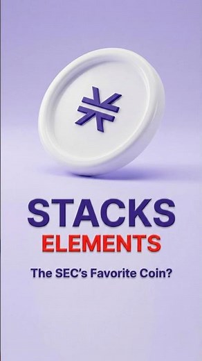 The SEC's Favorite Coin? | Stacks (STX) Elements #stacks #stx #cryptoelements #crypto