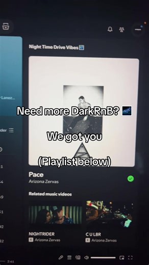 Playlist: Night Time Drive Vibes - AfterDark Media (Spotify only) #darkrnb #newmusic #playlist #nightdrives #jacquees