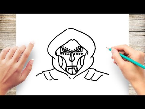 How to Draw a Doctor Doom Step by Step