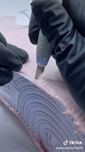 Colorful Sneaker Slime Cutting ASMR