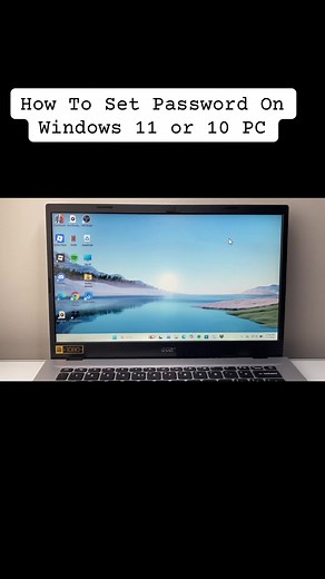Set Password On Windows 11 or 10 PC