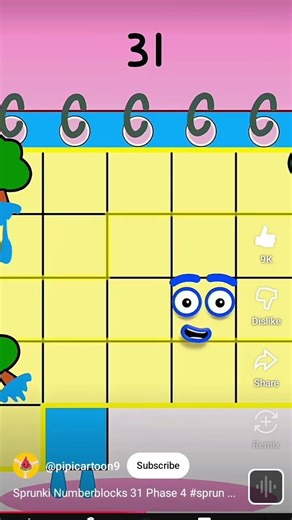 Sprunki Numberblocks 31 Thirty One Phase 4