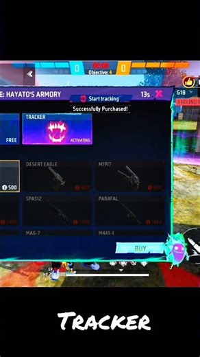 ⚡Fist time using tracker😱 #freefire #freefiretricks #shorts 😱