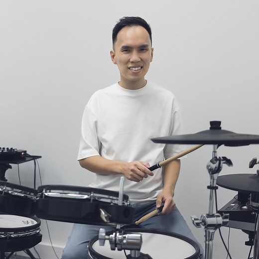 Adult Drum Lessons in Singapore - J Music