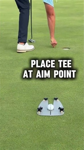 Start line practice with the Putting Thing by WhyGolf