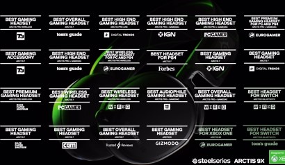 SteelSeries Arctis 9 Dual Wireless Gaming Headset – Lossless 2.4 GHz Wireless + Bluetooth – 20+ Hour Battery Life – For PC, PS5, PS4, Bluetooth,Black