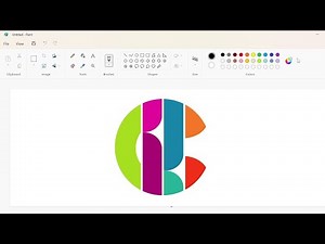 How to draw the CBBC logo using MS Paint | How to draw on your computer