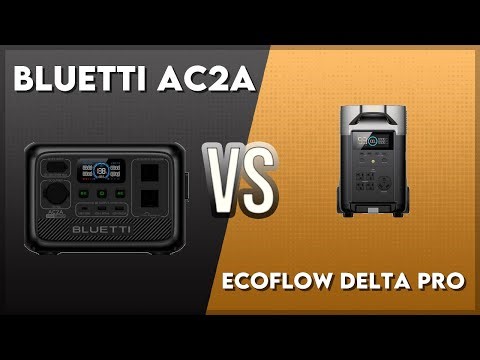 Bluetti AC2A vs EcoFlow Delta Pro Technical Comparison