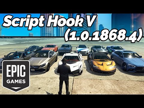 Update: Script Hook V (1.0.1868.4) for GTA 5 Epic Games (Unofficial Release)