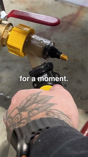 A quick tutorial on how the Sediment Buster works 😏💥 #automobile #plumbingtime #waterheatertank