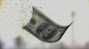 Fiat currency devaluing, losing value, United States Dollar