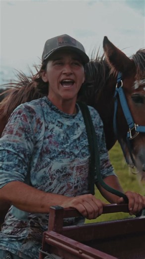 Ailen explains the importance of watching the gate when moving horses.