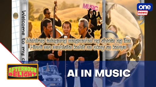 AI-generated versions of popular OPM songs now going viral #AfternoonDelight | AI-generated versions of popular OPM songs are going viral online, raising questions about creativity and the future of the music industry. | via #MOJO Francis Rivera | ONE News