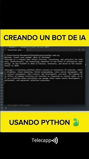 Creando un Bot de Inteligencia Artificial con Python